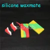 Boxen kleinere Wachmatebeh￤lter Big Silicon Gummi Silicon Speicherquadratform Wachsgl￤ser DAB -Konzentrat -Werkzeug Dabber￶lhalter Silikon Bong