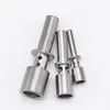 Prego de titânio de fluxo com furos de ar 10mm14mm18mm disponível grau 2 titânio domeless tia nail4243071