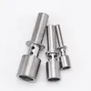 Prego de titânio de fluxo com furos de ar 10mm14mm18mm disponível grau 2 titânio domeless tia nail7846069