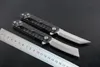 Top Quality Flipper Folder Kniv Survival Folding Blade Knifes D2 Satin Blade Stålhandtag EDC Pocket Knivar Kullager
