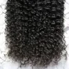 Weave feixes de Cabelo Humano Preto mongol kinky curly hair weave bundle 200g brasileiro virgem encaracolado cabelo weave bundles 2 PCS