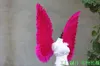 Decoration EMS free shipping Model T stage show Fashion accessories rose red angel wings large fairy feather wings pure handmade