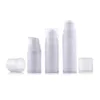 20 stks 10 ml 15 ml kleine mini lege plastic pet toner parfum hervulbare airless flessen cosmetische monster container voor reizen eb12