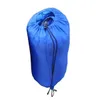 Wholesale- JHO-Outdoor Waterproof Travel Envelope Sleeping Bag Camping Hiking Carrying Case Blue