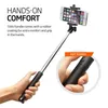 Trådlös Bluetooth Selfie Stick Handheld Foldbar Monopod Bluetooth-slutare Fjärrkontroll för iPhone Samsung HTC med Retail Box