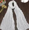 2017 Nouveau Femmes Doux Super Long Crinkle Foulards Wraps Châles Étole De Mode Multicolore Punk Écharpe - 26 Couleur