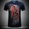 Fat mens verão tees camiseta correndo camisas streetwear roupas de grife de manga curta personalidade 3d t camisas plus size impressão solta para homens