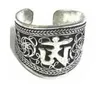 Amitabha bouddha Tibet bague en argent Religion Om Mani Padme Hum Mantra cadeau chanceux