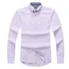 Großhandel 2017 neue Herbst und Winter Herren Langarm 100% Baumwolle Hemd reine Männer Casual Mode Oxford Shirt soziale Marke Kleidung