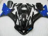 Kit de carenagem de personalização gratuita para Yamaha YZF R1 02 03 conjunto de carenagens de carroceria preto azul YZF R1 2002 2003 OI24