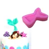 New Arrival Fashion DIY Christening Mermaid Fish Scales Fish Tail Fondant Cake Silicone Molds Baking Tools Chocolate