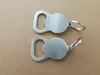 100pcs/lot Portable Stainless Steel Gourd Shaped Beer Bottle Opener Keychain opener For Wallet Bar Tools Kitchen Gadgets