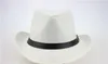 New Summer Multicolore Chapeau De Paille En Cuir Designer Femme Homme Cowboy Panama Chapeau Cap 6 Couleurs Disponibles Livraison Gratuite