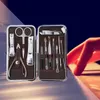 Toptan-12 adet / takım Paslanmaz Çelik Tırnak Bakımı Araçları Pedikür Makas Cımbız Bıçak Kulak Seçim Utility Tail Clipper Manikür Kiti