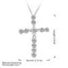 hot sale cross sailing sterling silver plated jewelry necklace for women WN668,nice 925 silver Pendant Necklaces with chain