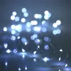 クリスマスハロウィーンの装飾のための2m LED文字列CR2032電池1メートル3M 4M 5M 6Mの10メートルのマイクロミニライトシルバーワイヤーの星