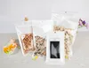 Clear White Pearl Plastic Poly Bags OPP Zipper Lock Retail Packaging Jewelry food PVC plastic bag for Samsung cell phone case