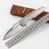 HIGH Poleć MI Stalowe uchwyt Magiczny Polowanie Składane Knife Knife Survival Nóż Xmas Prezent D2 Kopie 1 sztuk Freeshipping