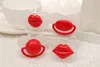 Interest creative silicone pacifier funny nipple teat red lips pig snout infant soother safe quality baby funny pacifier2863363