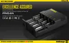 100٪ الأصلي Nitecore i4 Intellicharger العالمي Li-ion / Ni-MH / Ni-Cd شاحن بطارية ل 26650 18650 18350 16340 14500 10440 إلخ