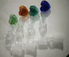 Цветной спиральный персиковый горшок стеклянные бонги аксессуары