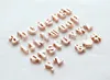 Wholesale-Factory Wholesale charm A-Z Rose Gold Alphabet Letters Charms ,Ampersand Heart Initial for necklace,DIY Necklace / Bracelet