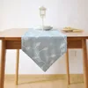 Sıcak satış işlemeli pamuk kumaş masa koşucusu masa bezi pastoral basit Avrupa tv dolabı sehpa koşucusu