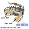 Kyskhetsenheter Ny manlig lång kyskhetslåsanordning urinleder rör rostfritt stål bälte bur #R47