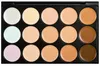 Concealer Palette 15 Färger Face Cream Concealer Facial Care Camouflage Makeup Palette med Makeup Brushes 15Colors