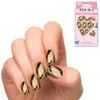 Whole Factory Fashion Acrylic False Nail Full French Sticker Nail Tips Manicure 25 Colors 6731516