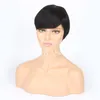 Virgin Brazilian Human Hair Short Lace Front Wig Bobo Straight Full Lace Human Hair Wig With Baby Hair 8A Glueless Lace Wig13648174858986