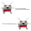 2017 Outdoor 4000BTU automatico piezoelettrico One Burner stufe a gas Quattro Square Picnic Camping Backpacking Cook Stove