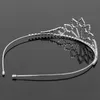 Meisjeskronen met strass Bruiloftssieraden Bruidshoofddeksels Verjaardagsfeestje Prestaties Optocht Kristallen Tiara's Bruiloftsaccessoires BW-ZK-004