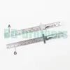 15cm Stainless Steel Straight Ruler Metal Graduated Scale Depth Gauges CM Inch Double Sided Repair Rule Measuring Tool 100pcs/lot