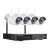4CH 1080p Wireless NVR CCTV System WIFI 2.0mp IR Outdoor Bullet P2P IP-Kamera Wasserdichte Videosicherheitsüberwachungskit