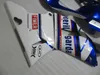 Venda quente kit de Carenagem para Yamaha YZF R1 2000 2001 carenagens brancas azuis conjunto YZFR1 00 01 OT09