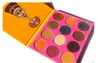 Haute qualité! Maquillage professionnel 12 couleurs mode femmes jaune Palette de fard à paupières maquillage mat Palette de fard à paupières