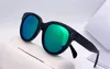 Moda óculos de sol do desenhador francês para as mulheres CE 41755 clássico preto qualidade superior quadro completo quadro de folha revestido reflexivo óculos polarizados