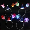 Weihnachts -LED -Dekorationen Faserlampe Armbänder Haarband Stirnband Apfel Night Light Pens Weihnachten Lampe Multiple Blitz M1125430