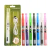 UGO V II eGo CE4 H2 eVod MT3 Vapor Cartomizer 단일 스타터 키트 블리스 터 팩 E 담배 마이크로 USB Passthrough Vape Pen 배터리