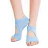 새로운 Toeless Yoga Pilates Socks Filates Barre Dance for Women 1468623를위한 그립이없는 미끄럼 방지 스키드.