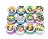 Three Teeth Frosted Tobacco Grinder 52MM Diameter Metal Large Bright Shining BianKuan Broken Smoke Detector