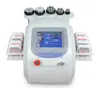 6 in 1 portable 40KHZ cavitation 1MHZ RF tripolar RF vacuum skin rejuveantion machine