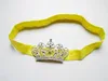 12Colors Lovely Baby Princess Crown Headband Baby Girl Akcesoria do włosów Tiara Niemowlę Elastyczne Zespoły Do Włosów Noworodka Błyszcząca głowica