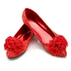czerwone buty ślubne ślub