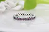 Mode A Ruby Drill 925 Silver Signature Ring Fit Cubic Zirconia Anniversary Jewelry for Women Christmas Gift2872825