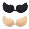 Moda Sexy Mulheres Invisível Push Up Bra Auto-Adesivo De Silicone Busto Frontal fechamento sutiã pegajoso Backless Strapless Bra 30 pçs / lote