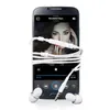 Écouteurs avec micro 3,5 mm pour Samsung Galaxy S7 S6 S4 J5 N7100 CASHORES IN-EAR PVC PVC Mobile Microphone sans paquet
