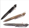 Tactical Pen Self Defense Aviation Aluminum Anti-skid Portable pens for Travel Camping Hiking Tactical Pencil emergency self-rescue EDC tool