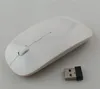 Souris et récepteur sans fil ultra minces de couleur bonbon de nouveau style 2.4G USB optique coloré offre spéciale souris d'ordinateur